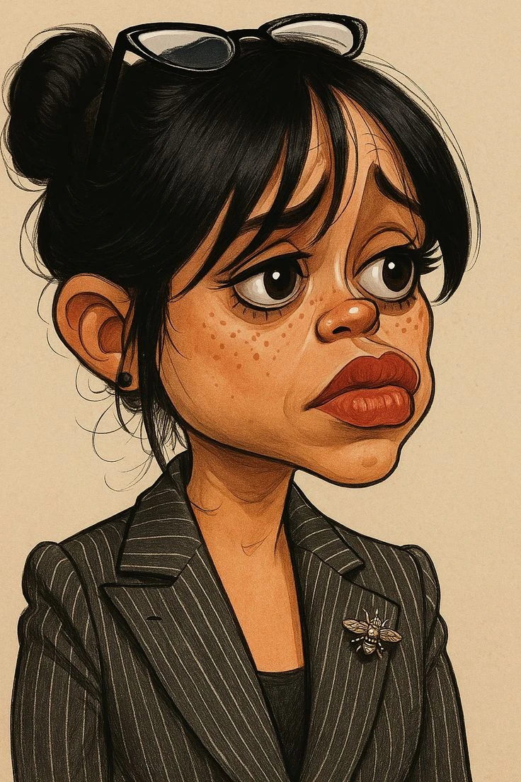 Stylized Editorial Caricature