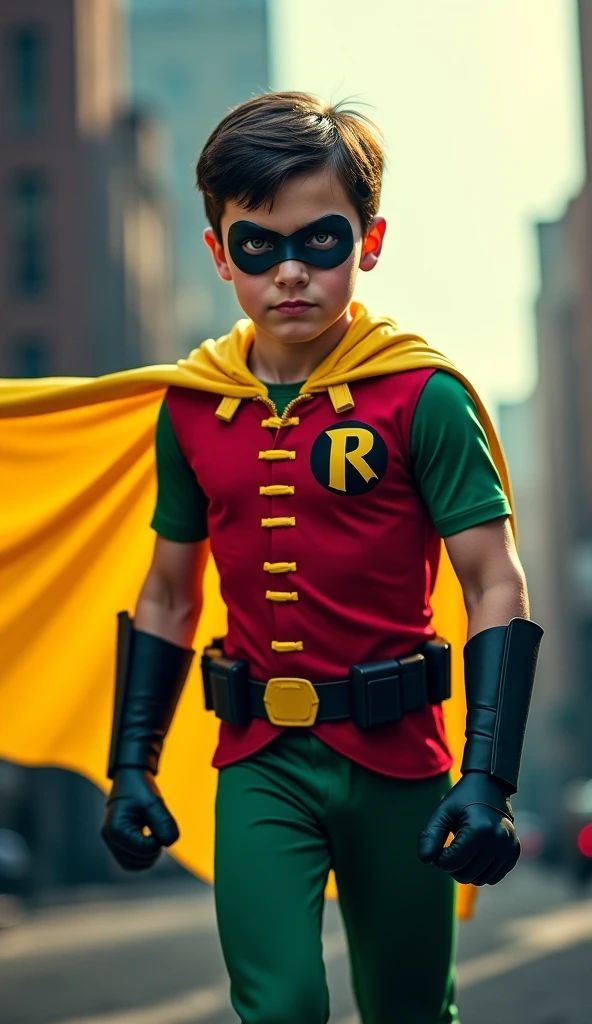 Young Sidekick Hero City Walk