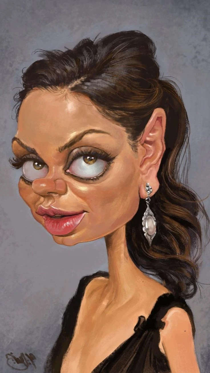 Glamour Painterly Caricature