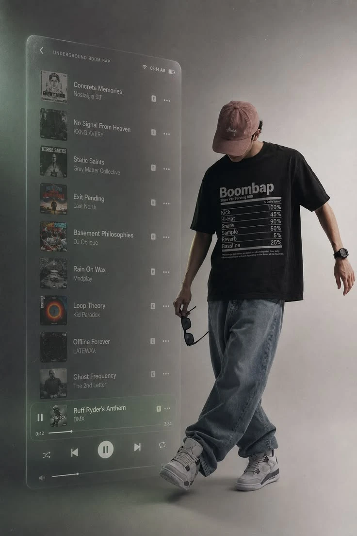 Streetwear Playlist Panel Portrait