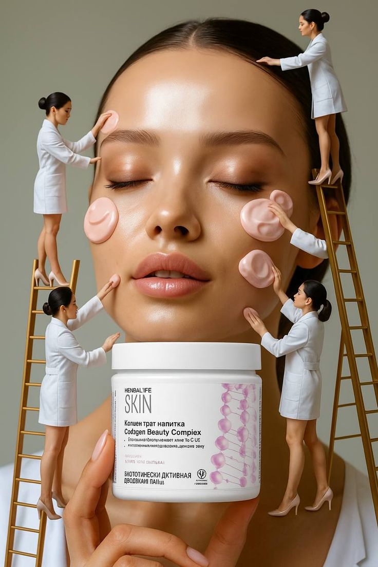 Miniature Team Treating a Giant Face