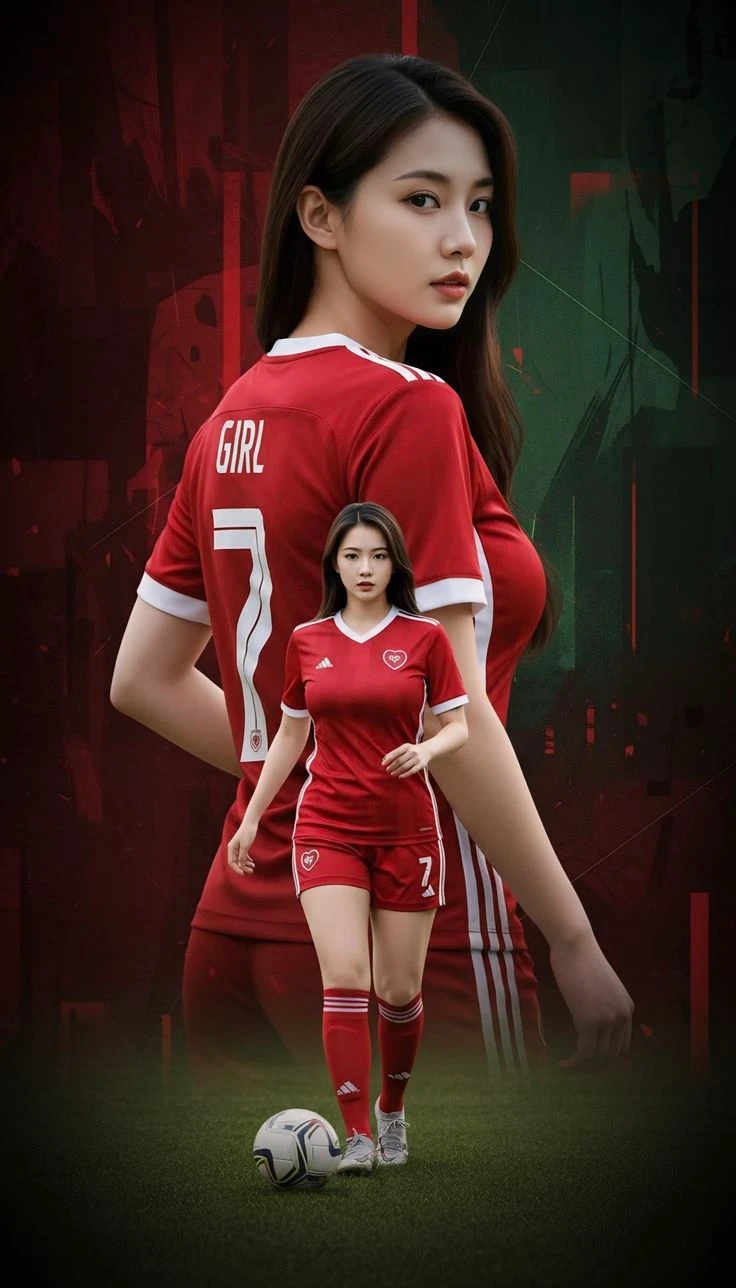 Dark Soccer Portrait
