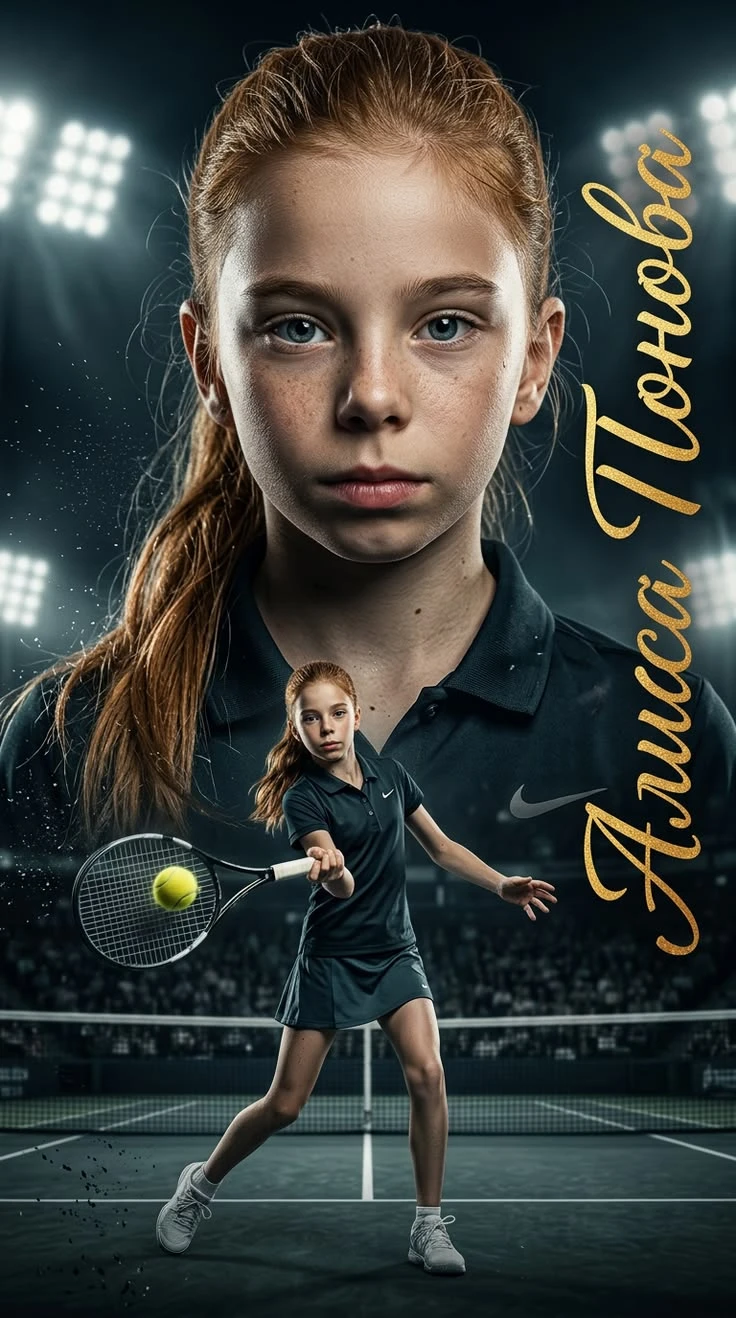 Tennis Editorial Poster