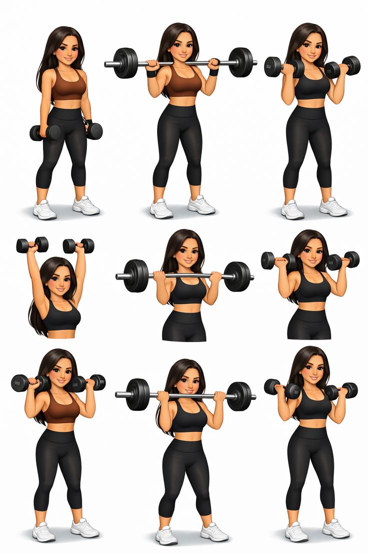 Fitness Weights Sticker Pack