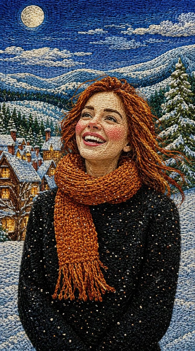 Embroidery Portrait Art