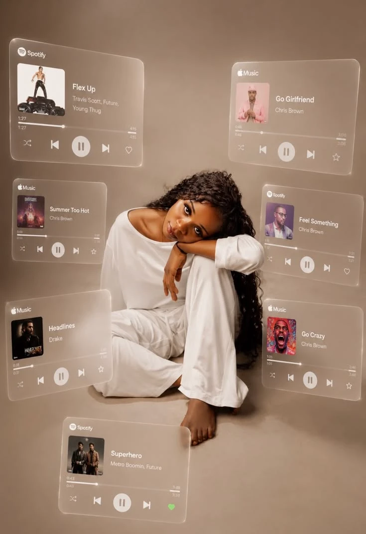 Floating Playlist Portrait