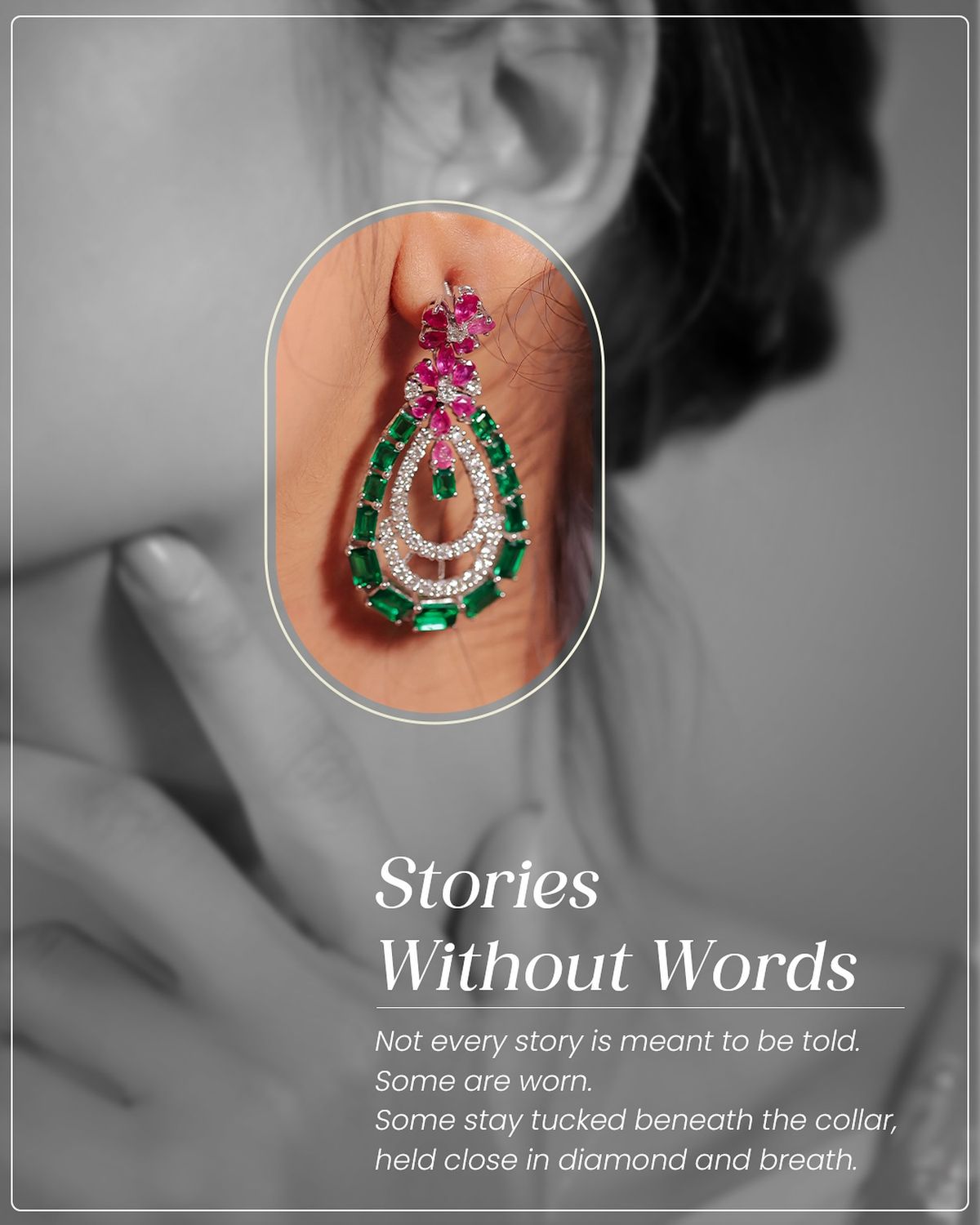 Selective-Color Earring Spotlight
