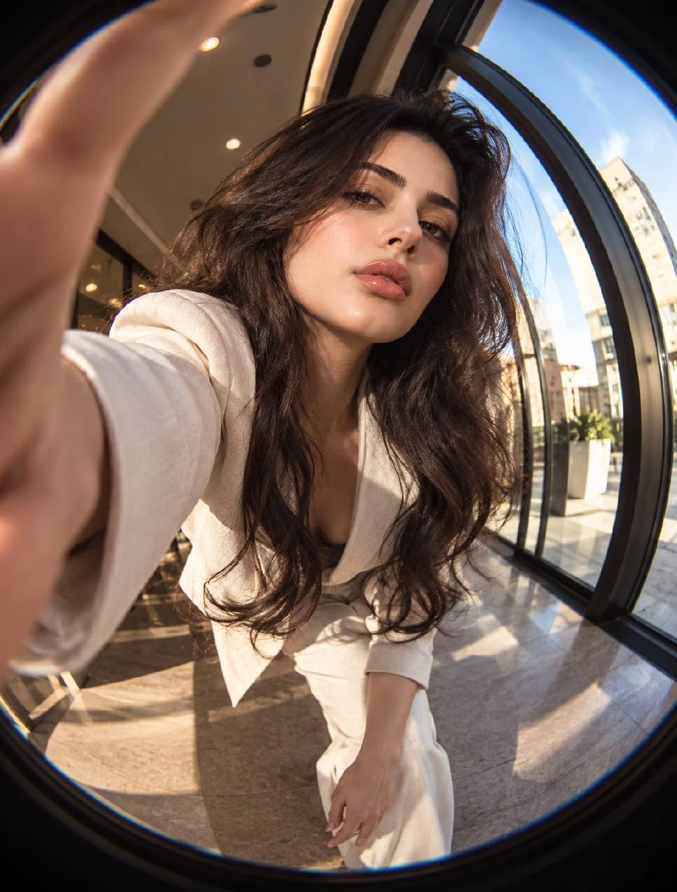 Fisheye Rooftop Selfie