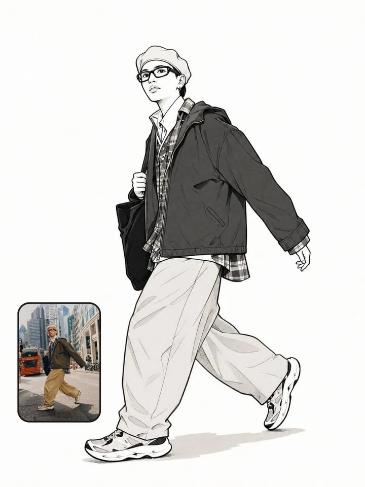 Manga Line Art