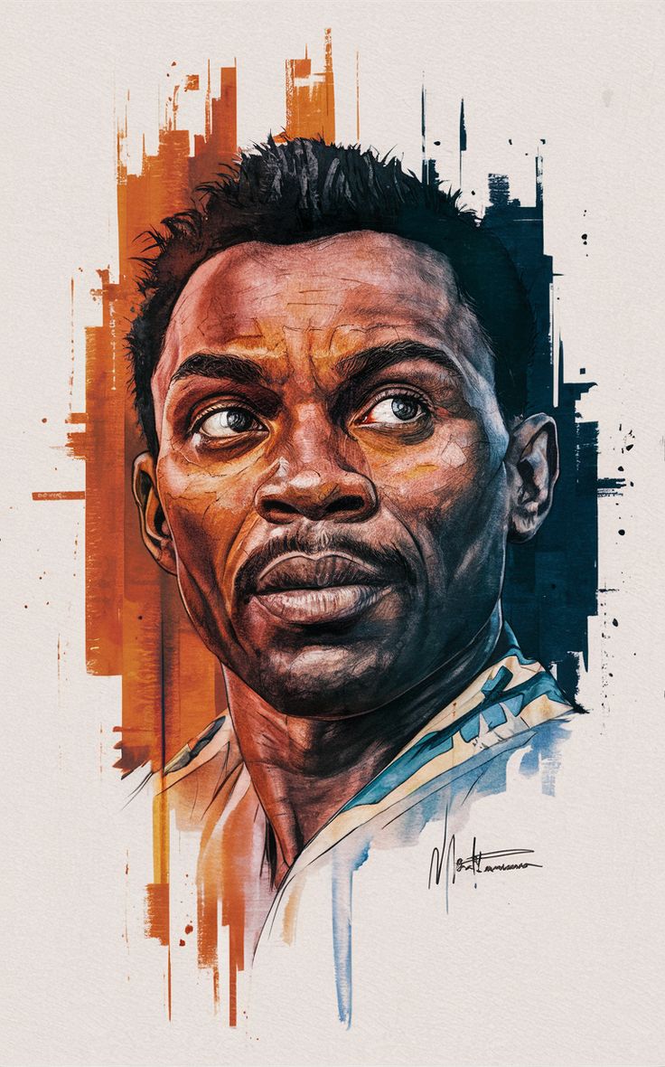 Expressive Painted Portrait