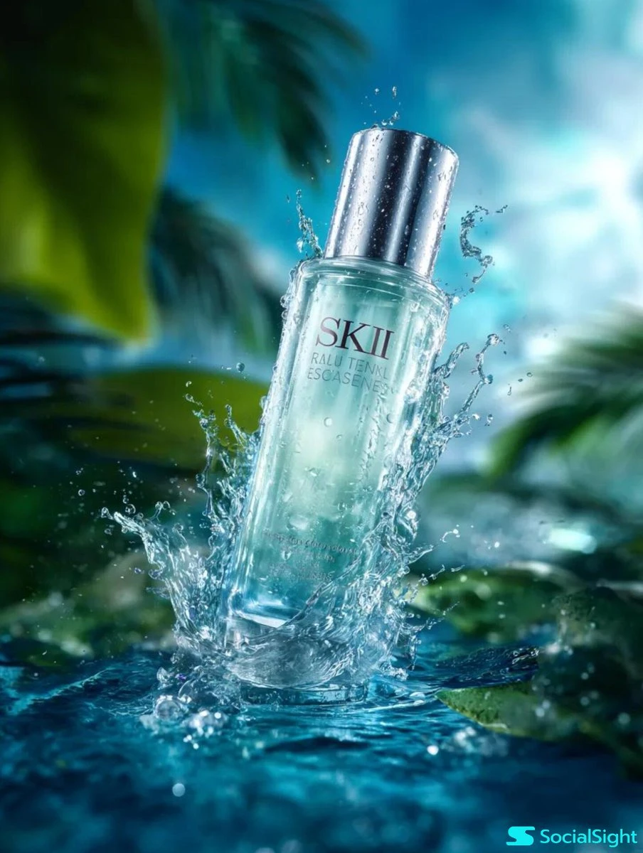 Water-Splash Cosmetic Tube