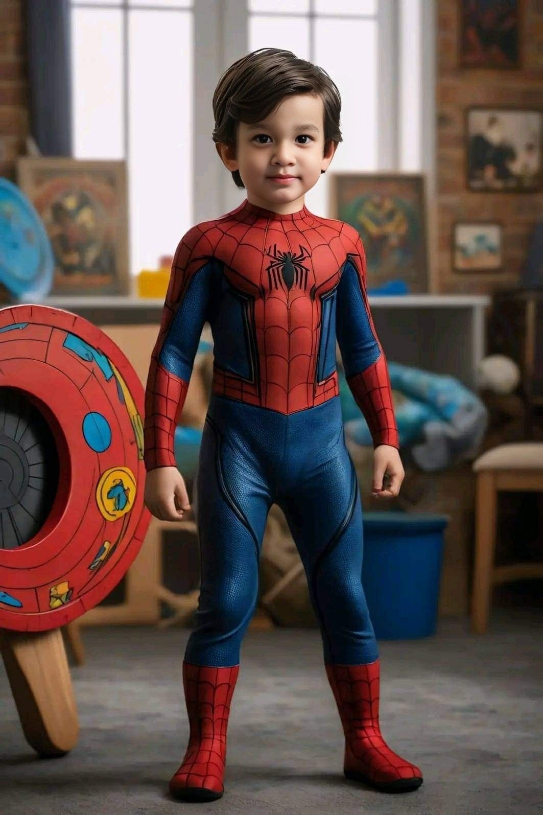 Web-Hero in the Playroom