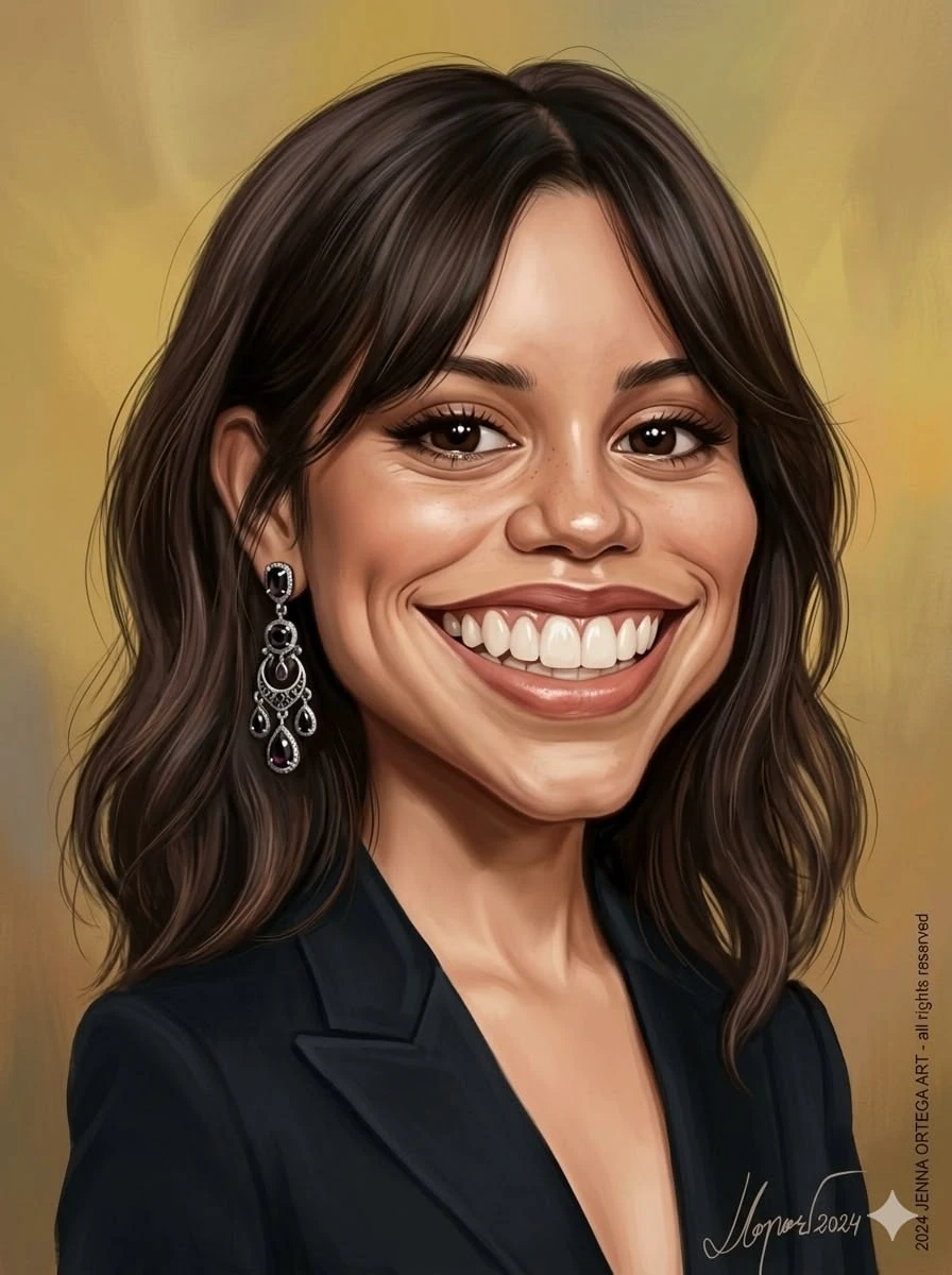 Elegant Painterly Caricature