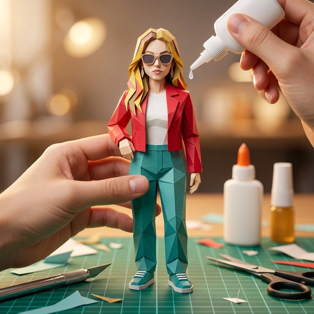 Paper-Craft Figurine