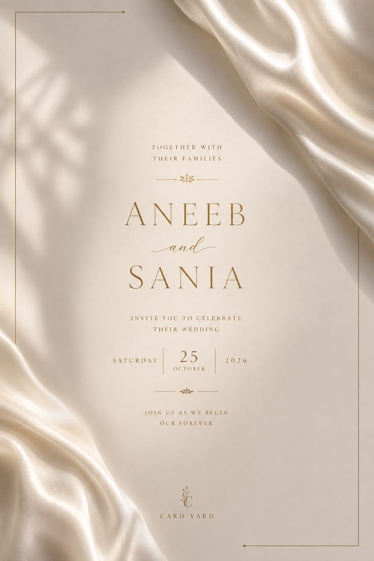 Luxury Satin Silk Wedding